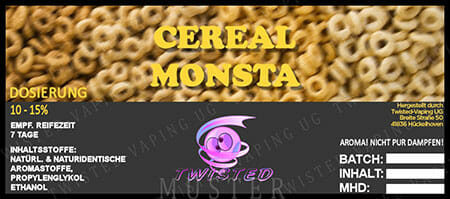 Cereal Monsta - Aroma Concentrato 10ml - Twisted
