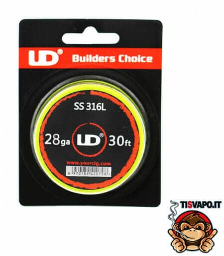 Filo Resistivo UD Acciaio 316L 28ga 0.30mm Filo Resistivo UD Acciaio 316L 28ga 0.30mm