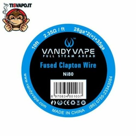 Fused Clapton Wire Ni80 28ga x 2 + 35ga Vandy Vape