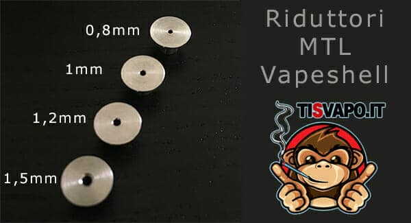 Riduttori Aria MTL per Vapeshell RBA per Billet Box - TiSvapo.it