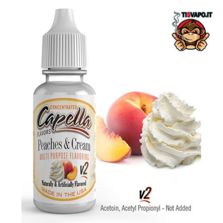 Peach & Cream - Aroma Concentrato 13ml - Capella