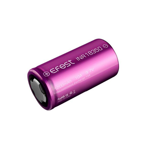 Efest batteria ricaricabile 18350 1200mah 10A