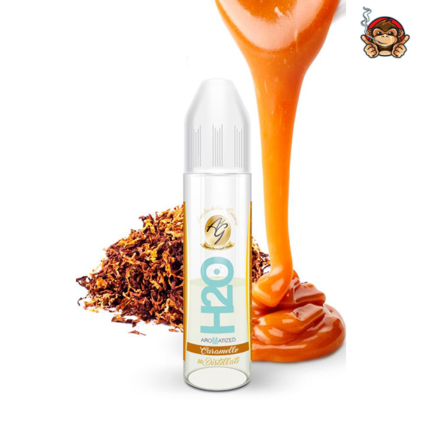 H2O Aromatized Caramello - Liquido Scomposto 20ml - Angolo della Guancia