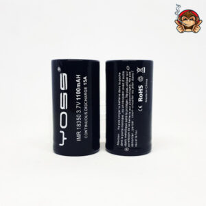 Yoss batteria ricaricabile 18350 1100mah 15A