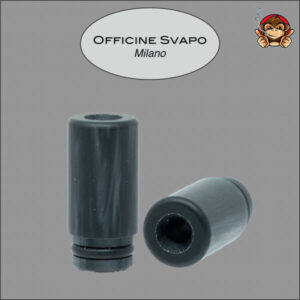 Drip Tip ZORBA Metacrilato Grigio Scuro Madreperla - Officine Svapo