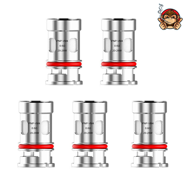 Testine di Ricambio per Vinci PnP-VM4 0,60ohm (5 Pezzi) - VooPoo Testine di Ricambio per Vinci PnP-VM4 0,60ohm (5 Pezzi) - VooPoo