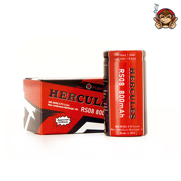 Hercules batteria ricaricabile 18350 800mah 8A - Fumytech