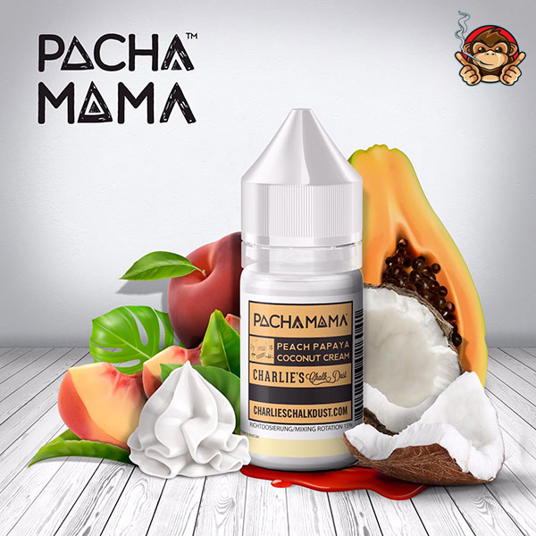 Pacha Mama Peach Papaya Coconut Cream - Aroma Concentrato 30ml - Charlie's Chalk Dust