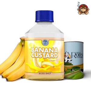 BANANA CUSTARD Boss Shot - Liquido Scomposto 50ml per 250ml