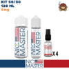 Kit Base Neutra 50/50 120ml 6mg/ml nicotina - Nic Master