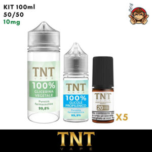 Kit Base Neutra 50/50 100ml 10mg/ml nicotina - Tnt Vape