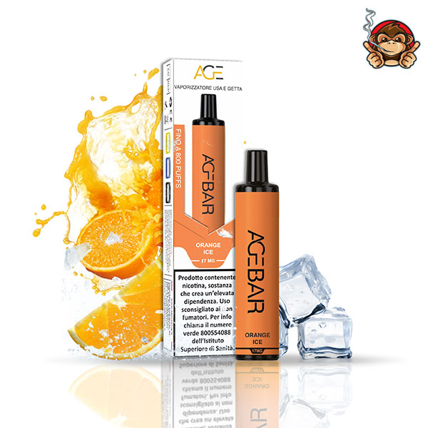ORANGE ICE - Pod Mod Usa e Getta - Agebar