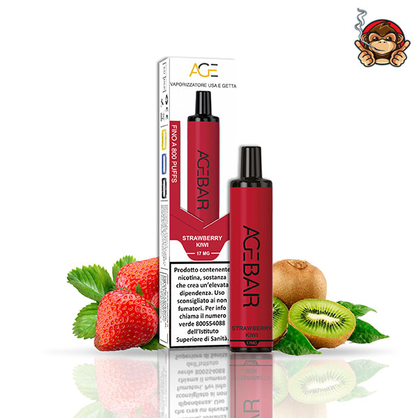 STRAWBERRY KIWI - Pod Mod Usa e Getta - Agebar