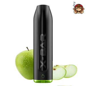 GREEN APPLE - 1500 Tiri (senza nicotina) - Pod Mod Usa e Getta - X-Bar