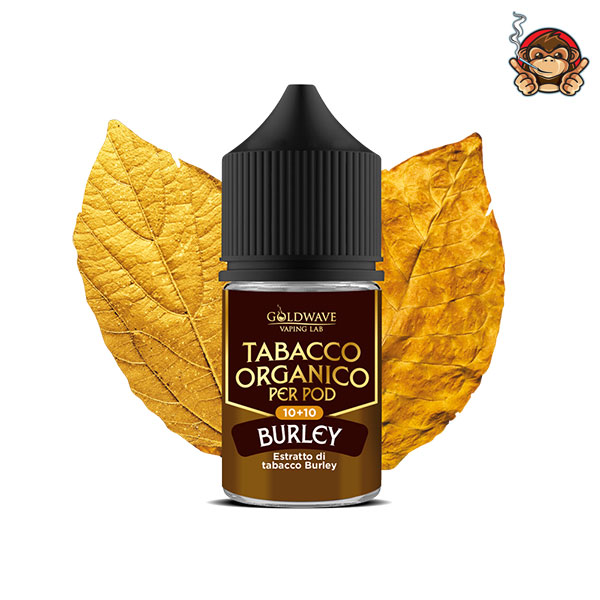 BURLEY - Tabacco Organico per Pod - Aroma Mini Shot 10+10 - Goldwave