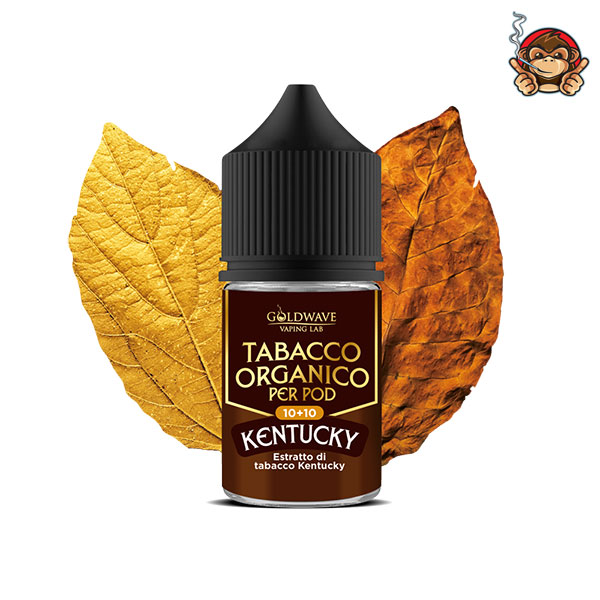 KENTUCKY - Tabacco Organico per Pod - Aroma Mini Shot 10+10 - Goldwave
