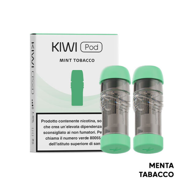 MINT TOBACCO Pod precaricata per Kiwi/Kiwi 2 - (Pod singola) - Kiwi Vapor
