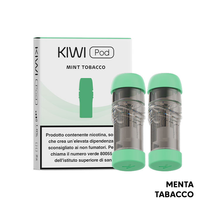 MINT TOBACCO Pod precaricata per Kiwi/Kiwi 2 - (Pod singola) - Kiwi Vapor