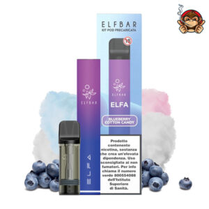 BLUEBERRY COTTON CANDY - Elfa - Pod Mod - Elf Bar