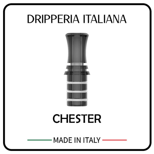 CHESTER - Drip Tip per Kiwi / Kiwi 2 / Kiwi Spark / Wenax M1 / Wenax S3 - Dripperia Italiana