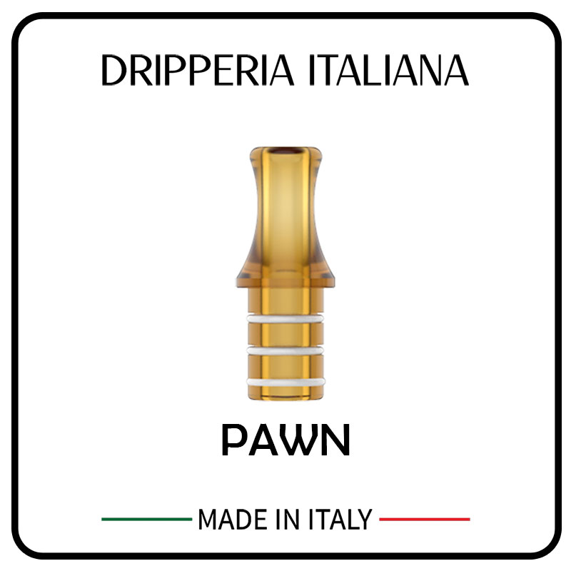 PAWN - Drip Tip per Kiwi / Kiwi 2 / Kiwi Spark / Wenax M1 / Wenax S3 - Dripperia Italiana