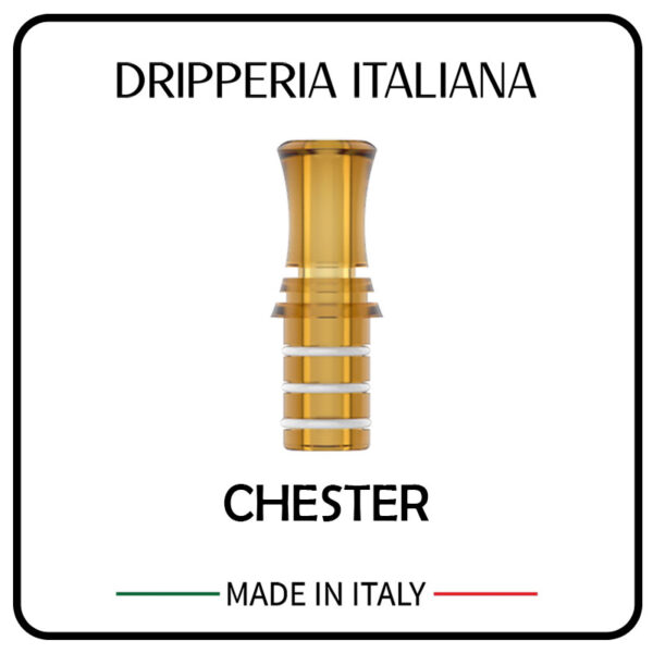 CHESTER - Drip Tip per Kiwi / Kiwi 2 / Kiwi Spark / Wenax M1 / Wenax S3 - Dripperia Italiana