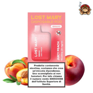 JUICY PEACH - Lost Mary BM600 - Pod Mod Usa e Getta - Elfbar