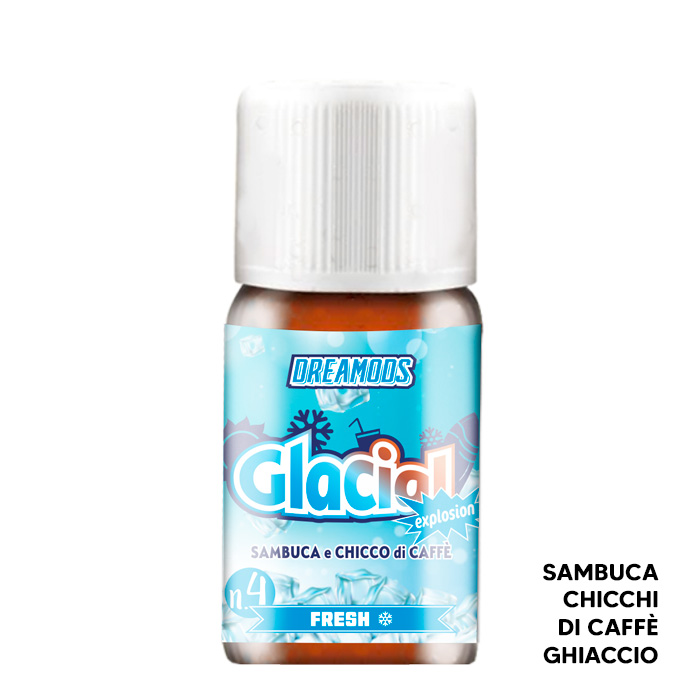 Sambuca e chicco di Caffè N4 - Glacial Explosion – Aroma Concentrato 10ml - Dreamods