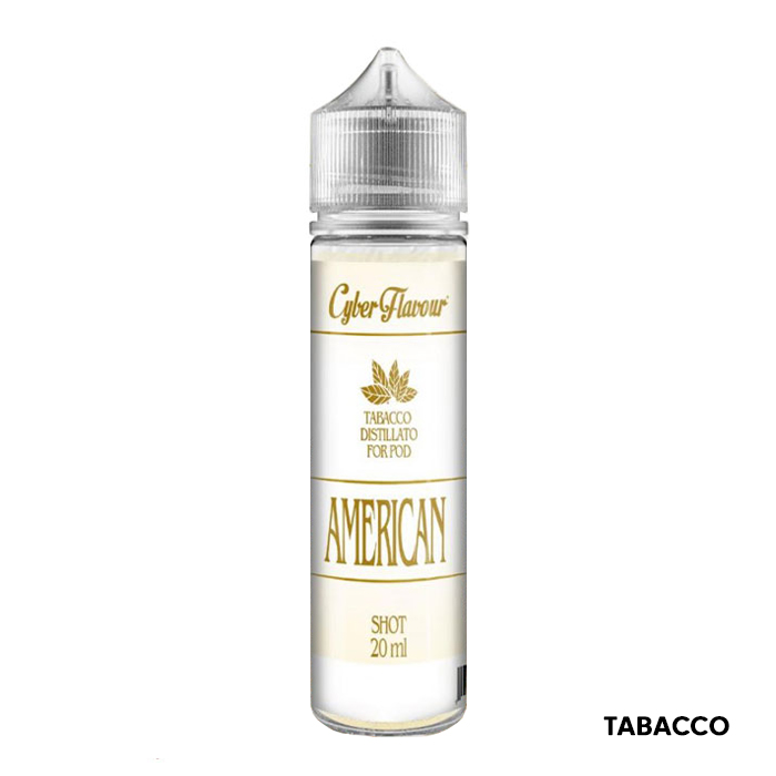AMERICAN - Tabacco Organico for Pod - Liquido Scomposto 20ml - Cyber Flavour