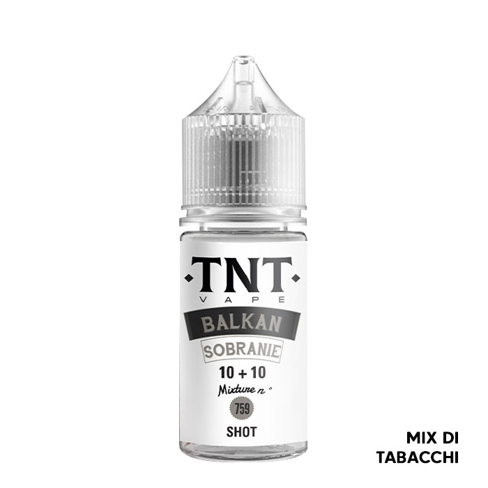 BALKAN SOBRANIE - Distillati Puri - Aroma Mini Shot 10+10 - TNT Vape