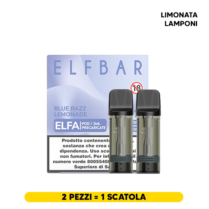 BLUE RAZZ LEMONADE - Pod Precaricata ELFA - Elf Bar