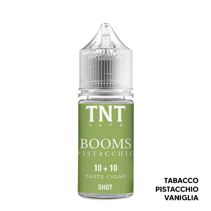 BOOMS PISTACCHIO - Aroma Mini Shot 10+10 - TNT Vape