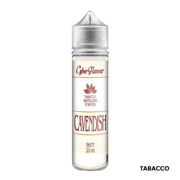 CAVENDISH - Tabacco Organico for Pod - Liquido Scomposto 20ml - Cyber Flavour
