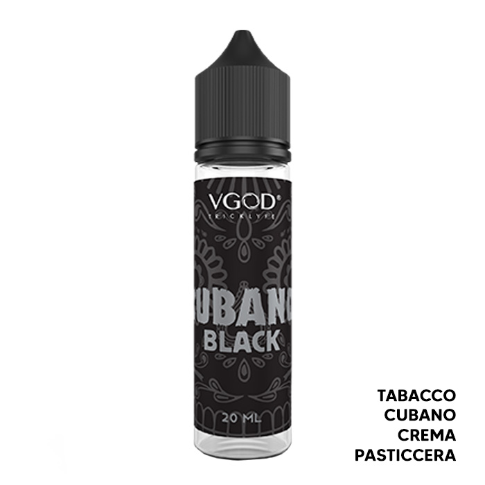 Cubano Black - Liquido Scomposto 20ml - VGOD