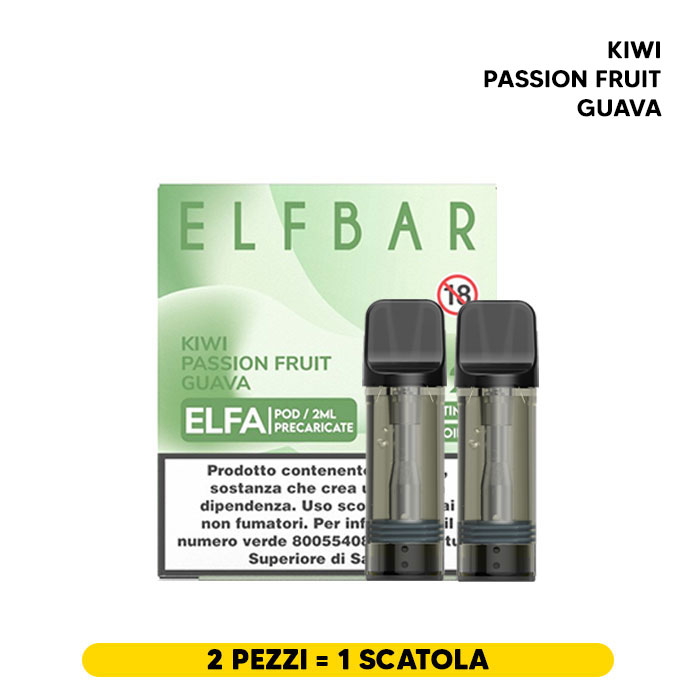 KIWI PASSION FRUIT GUAVA - Pod Precaricata ELFA - Elf Bar