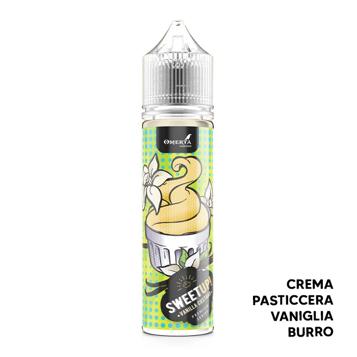 Vanilla Custard - Sweetup - Liquido Scomposto 20ml - Omerta Liquids