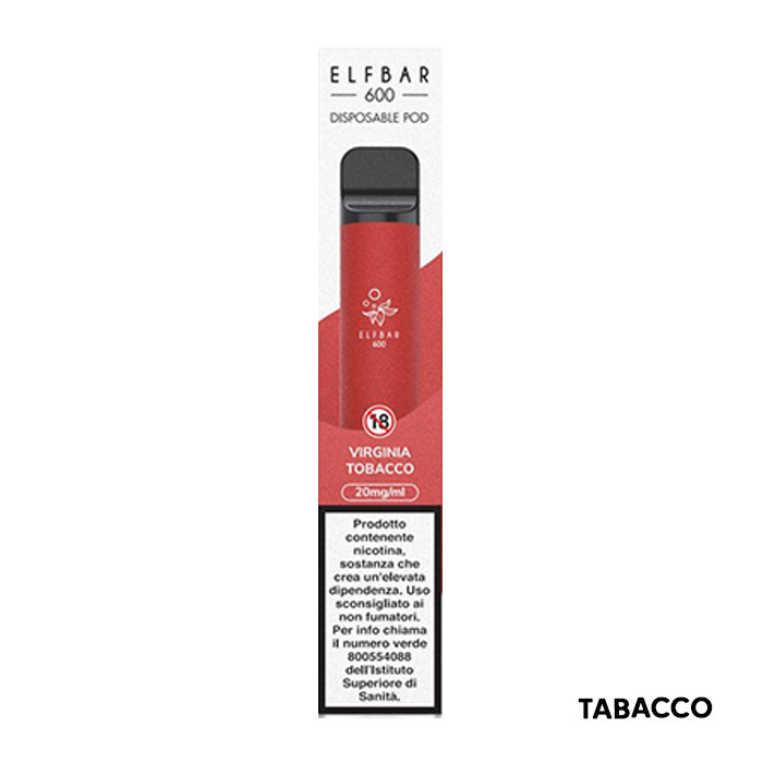 Virginia Tobacco - Pod Mod Usa e Getta - Elfbar