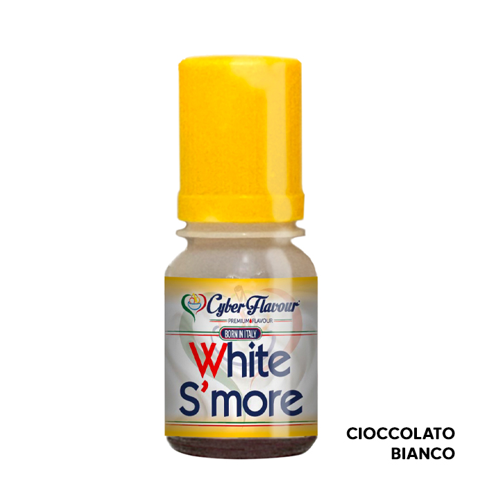 WHITE S’MORE - Aroma Concentrato 10ml - Cyber Flavour