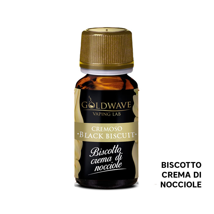Black Biscuit - Aroma Concentrato 10ml - Goldwave Vaping Lab