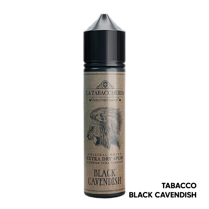 BLACK CAVENDISH Extra Dry 4Pod - Liquido Scomposto 20ml - La Tabaccheria