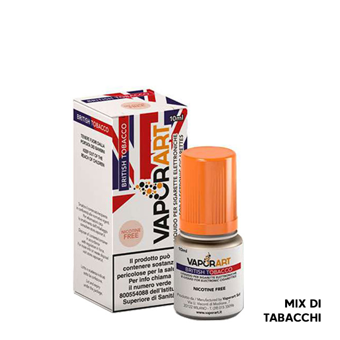 British Tobacco - Liquido Pronto 10ml - Vaporart