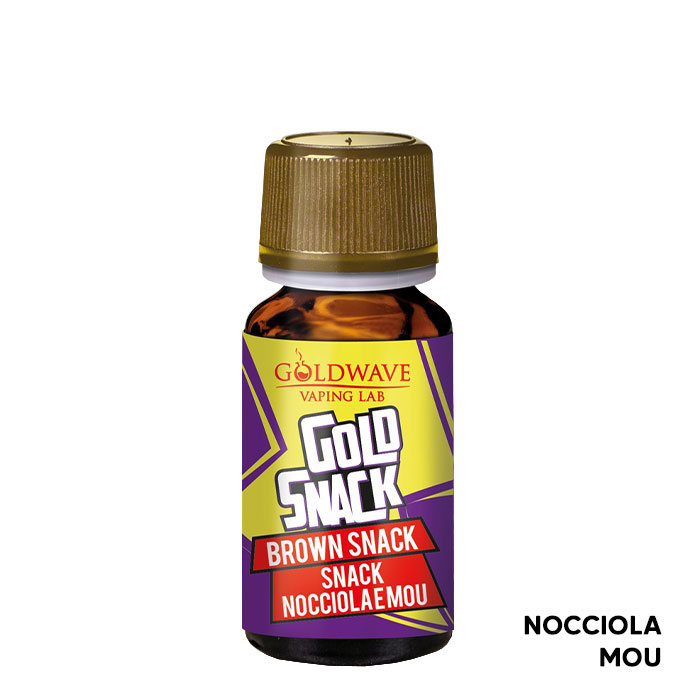 BROWN SNACK - Gold Snack - Aroma Concentrato 10ml - Goldwave Vaping Lab
