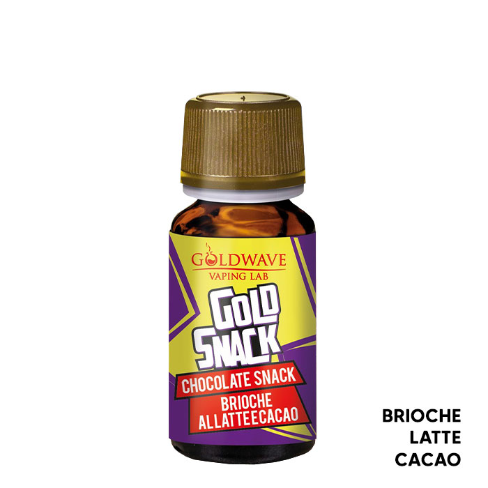 CHOCOLATE SNACK - Gold Snack - Aroma Concentrato 10ml - Goldwave Vaping Lab