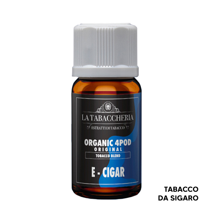 E-CIGAR - Organic 4 Pod – Aroma Concentrato 10ml – La Tabaccheria
