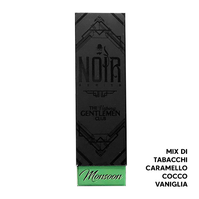 Monsoon Noir - Liquido Scomposto 20ml - The Vaping Gentlemen Club