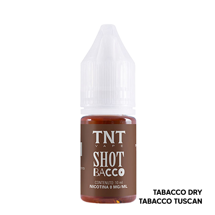 Shot Bacco - Liquido Pronto 10ml - TNT Vape