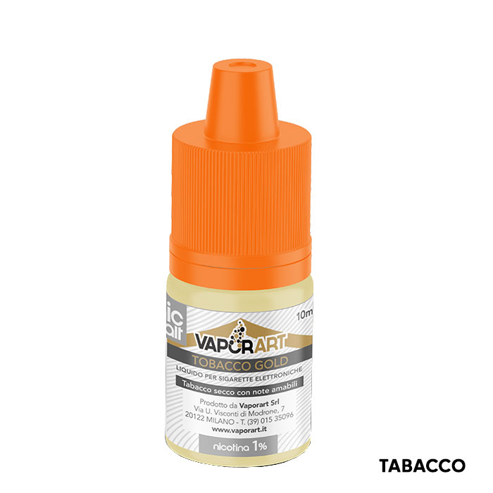Tabacco Gold - Nic Salt - Liquido Pronto 10ml - Vaporart