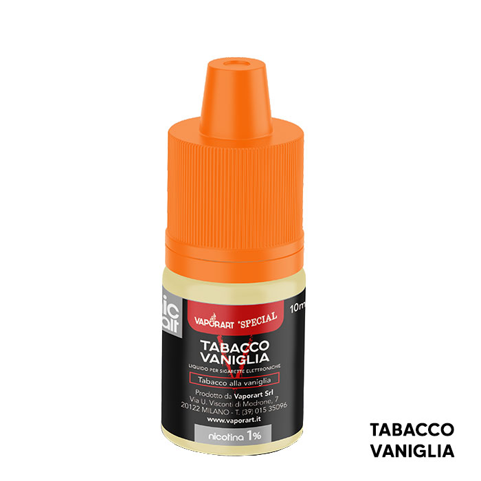 Tabacco Vaniglia - Nic Salt - Liquido Pronto 10ml - Vaporart
