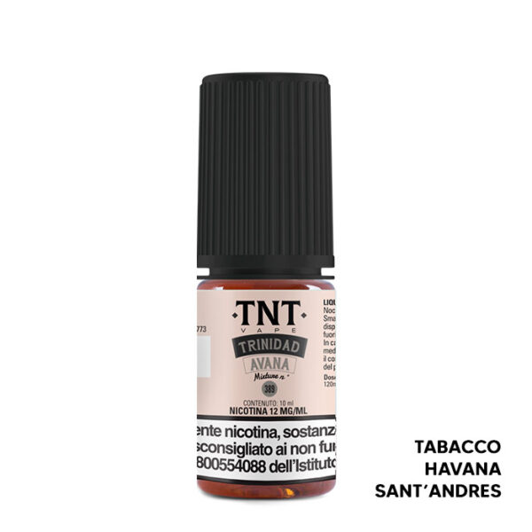 Trinidad Avana - Distillato Puro - Liquido Pronto 10ml - Tnt Vape
