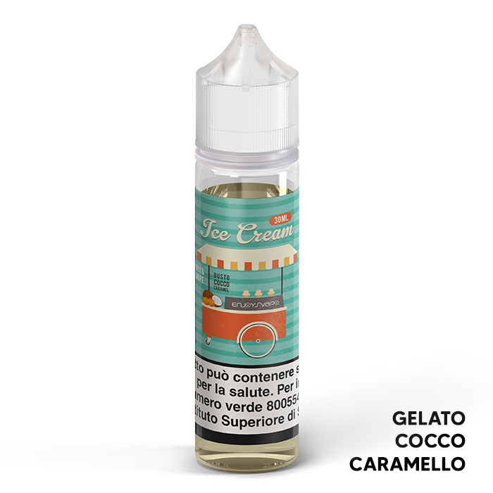 COCCO CARAMEL ICE CREAM - Gelati - Mix Series 30ml - Enjoy Svapo